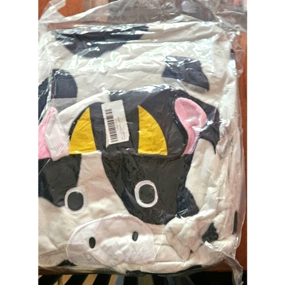 Cow Blanket Hoodie Oversized Sherpa. - Picture 6 of 7